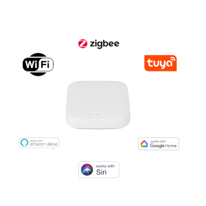 SHAW Zigbee Hub With Logos white