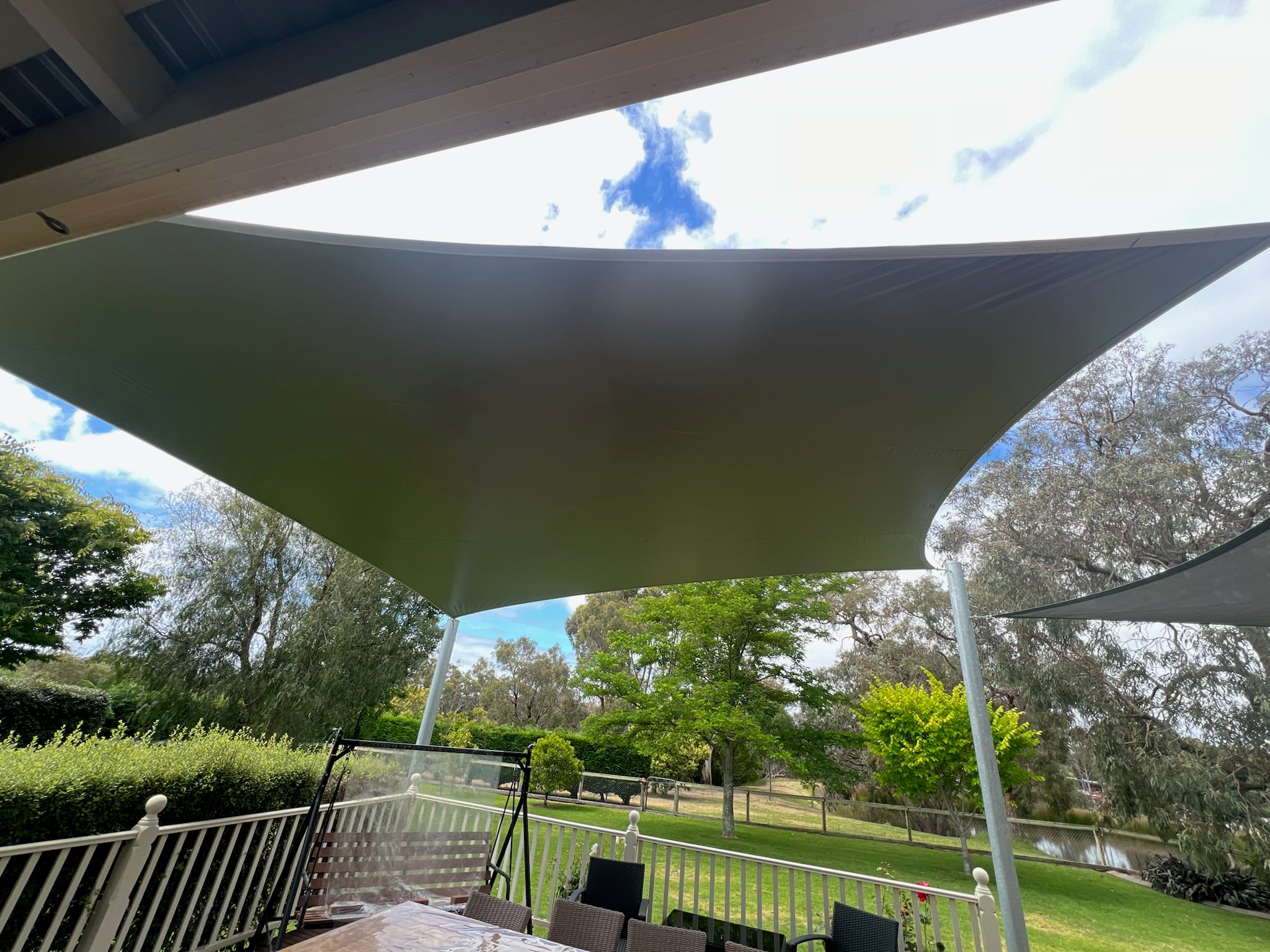 4 sided shade sail